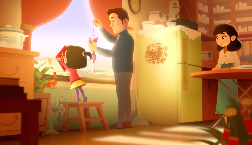 爱彼迎推出三分钟动画新春短片，倡导有家人的地方就是团聚