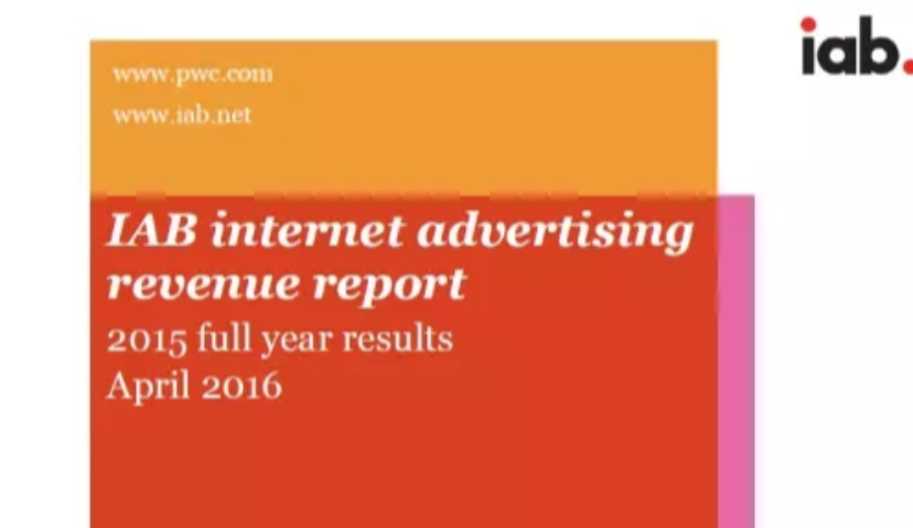 IAB最新报告：2015年美国数字广告营收达596亿美元
